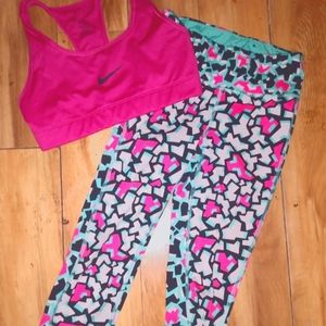 Women's xs Nike and target brand workout clothes bundle